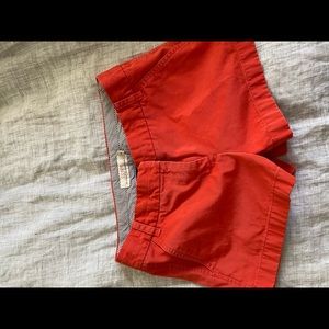 JCrew Chino Shorts Tomato Red Size 4
